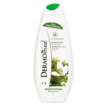 Gel de dus Dermomed cu mosc alb, 750 ml Gel de dus Dermomed cu mosc alb, 750 ml