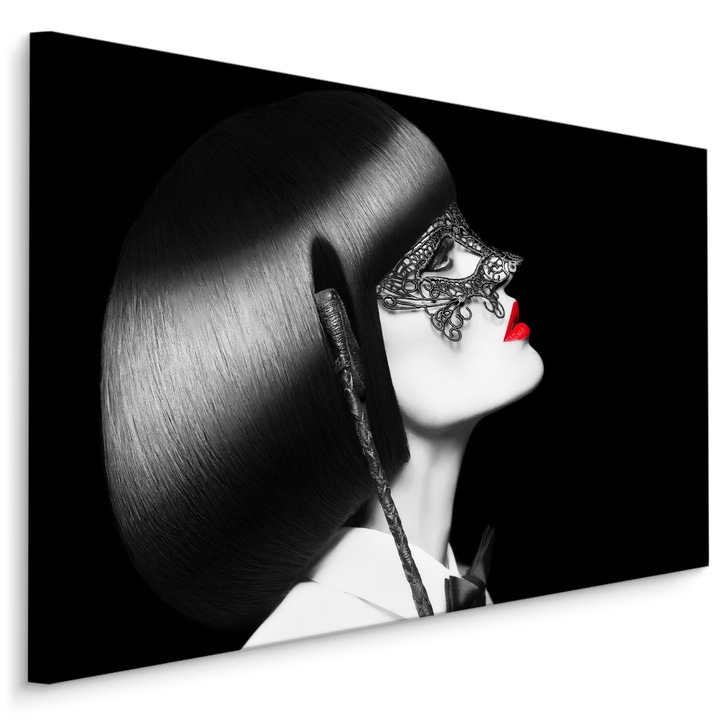 Vászonfestmény NŐ Erotika Glamour 3D hatás 70cm x 50cm Luxus, Érzéki, Modern Design, Fantázia, Nappali