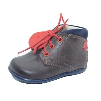 Ghete ortopedice din piele pentru baieti Emel E E 2440-8MA-21, Maro 21 EU Ghete ortopedice din piele pentru baieti Emel E E 2440-8MA-21, Maro 21 EU