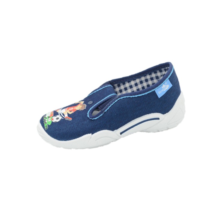 Pantofi din panza pentru baieti Renbut 33-371-823-27, Albastru 15742