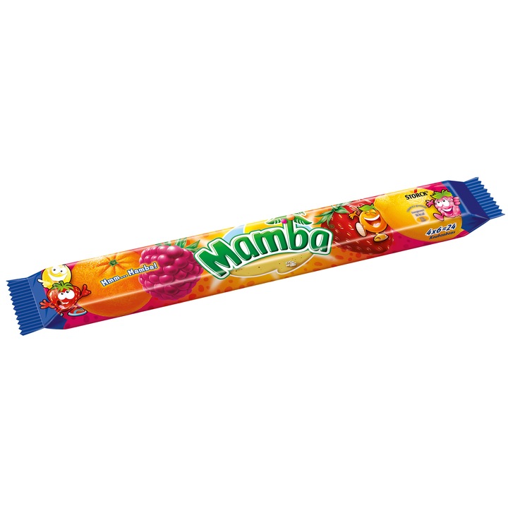 Caramele cu aroma de fructe Mamba, 106g