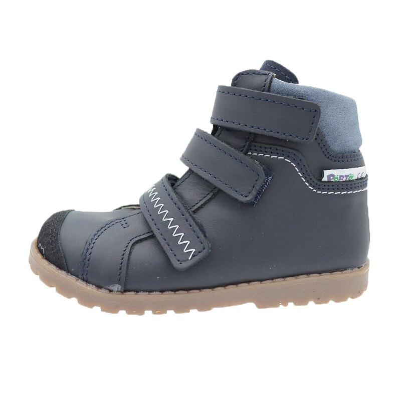 Ghete ortopedice din piele baieti Porto 5200-77B, Bleumarin 16366