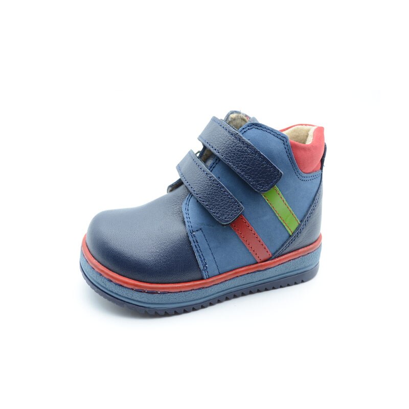 Ghete din piele pentru baieti Small Foot GHS6, Bleumarin 24