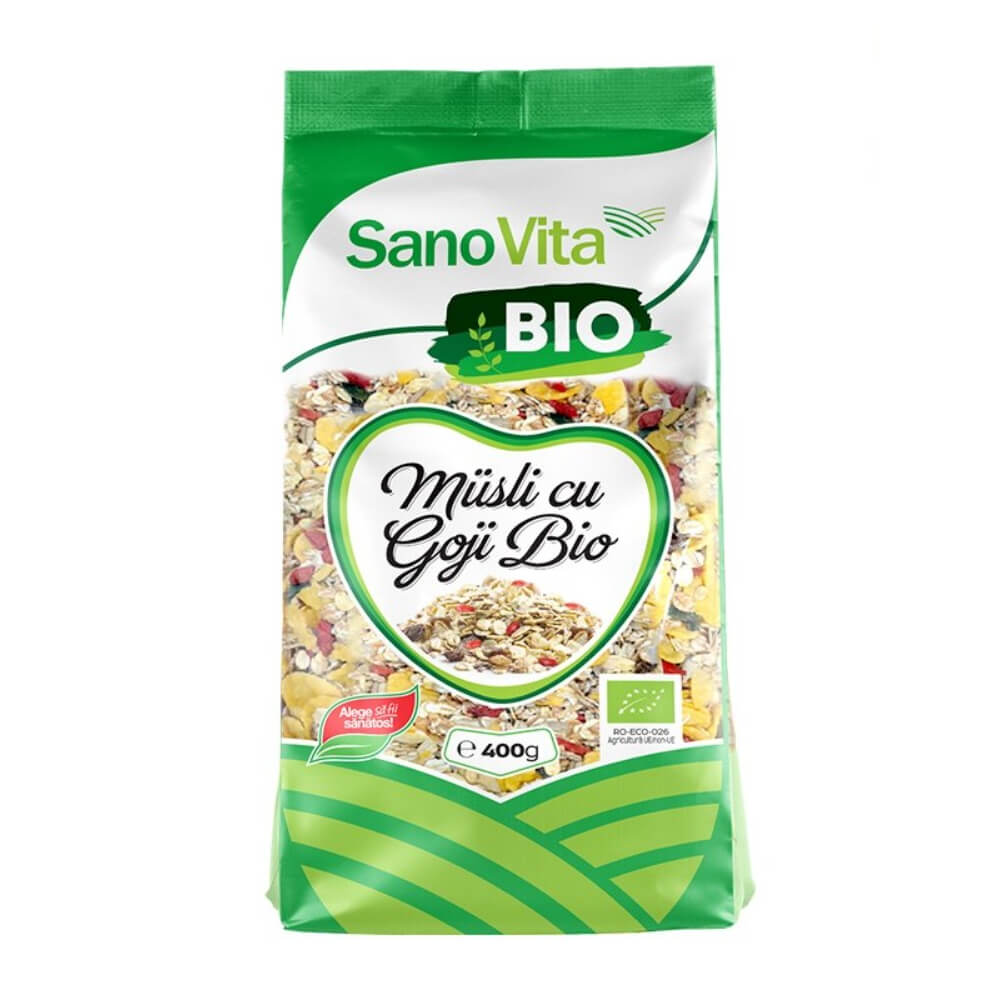 Musli Bio cu Goji Sano Vita 400g