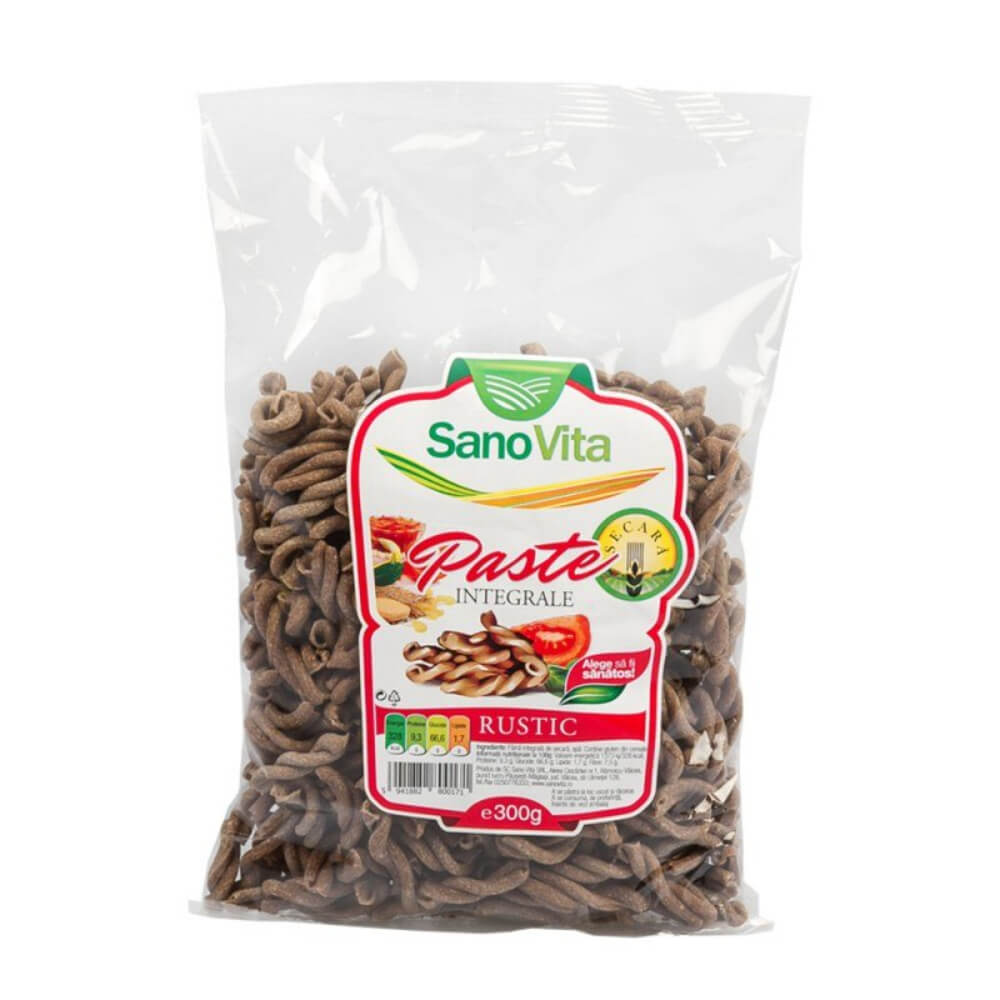 Paste Integrale din Ovaz Sano Vita Rustic, 300g