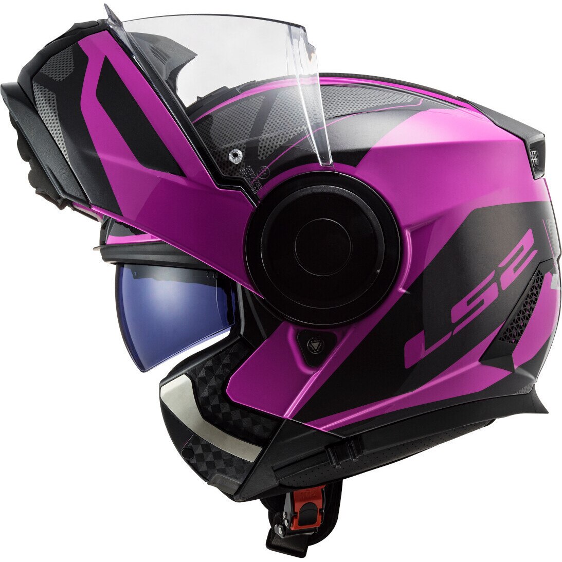 Casca moto, LS2, FF902 Scope, Protectie UV, ABS, Roz, S (55-56cm)