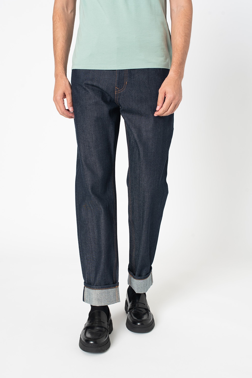 Marc O'Polo, Blugi relaxed fit Rosvik, Bleumarin inchis