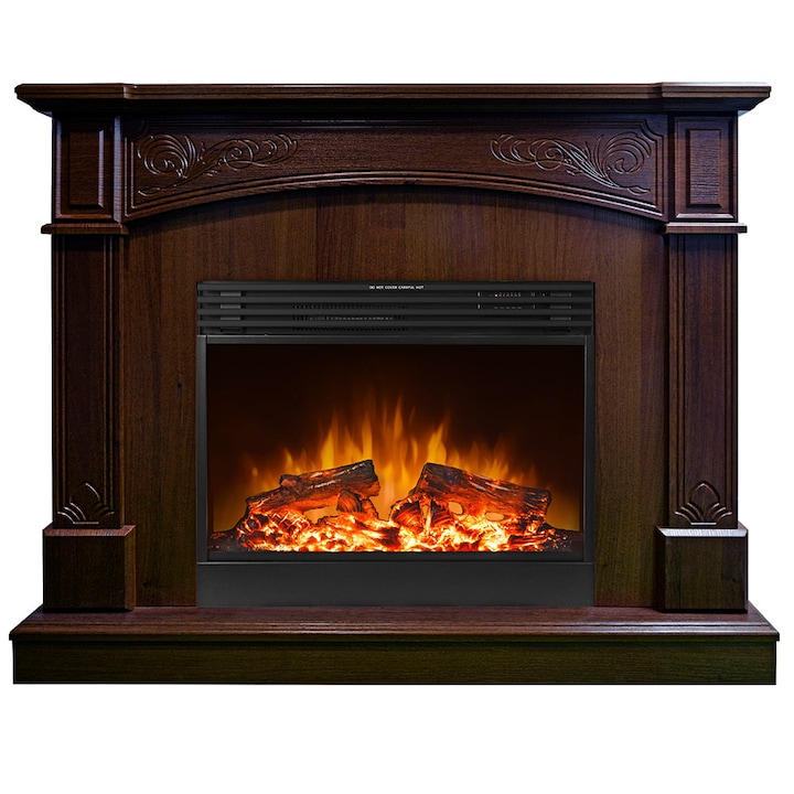 Semineu electric, Masomi, Memphis 29 & Miranda-29' 1950 W, Nuc negru, 130*106*30 cm
