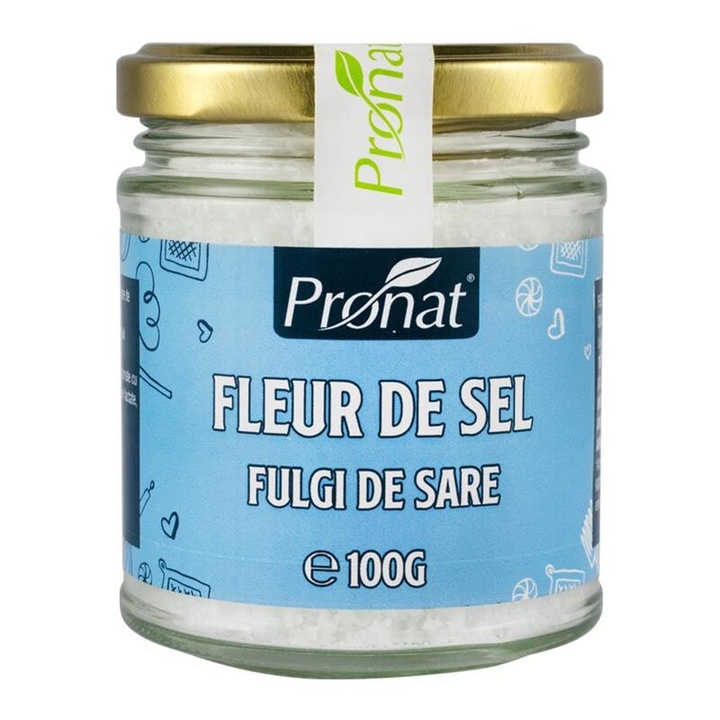 Fulgi de Sare Fleur de Sel 100 grame Pronat