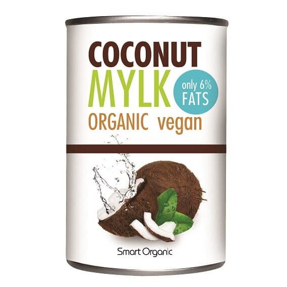Lapte de cocos cu continut redus de grasime bio 400ml Smart Organic
