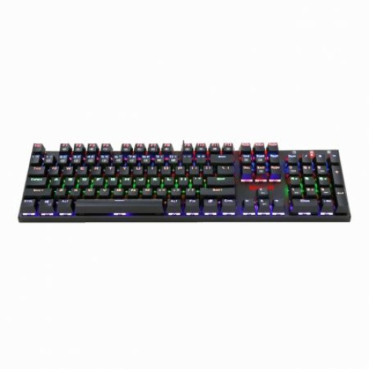 Tastatura, Redragon, Rudra K565, Gaming, USB, RGB, Negru