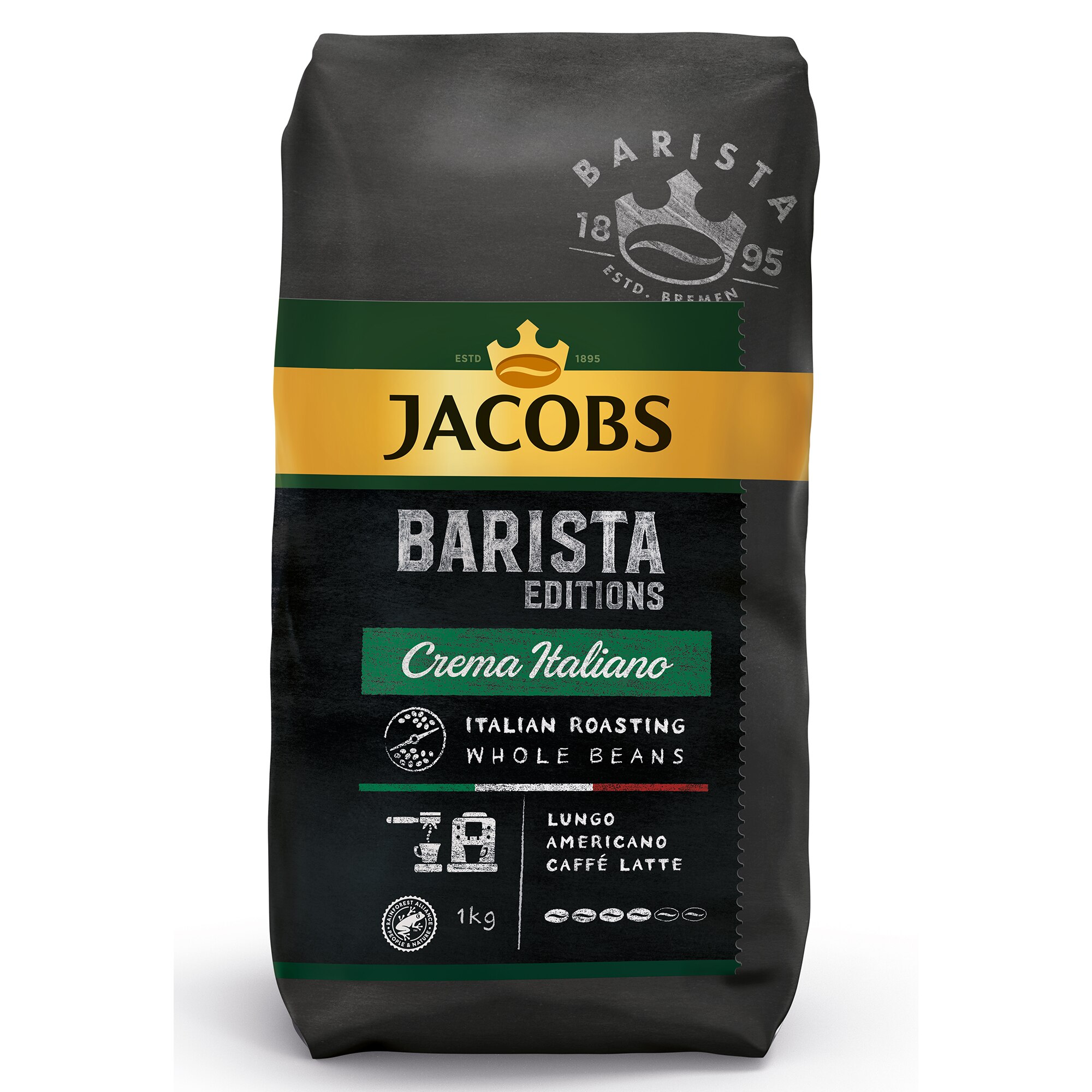 Cafea boabe Jacobs Barista Crema Italiano, 1kg