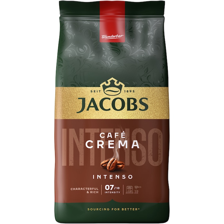 Кафе на зърна Jacobs Expertenrostung Crema Intenso, 1 кг