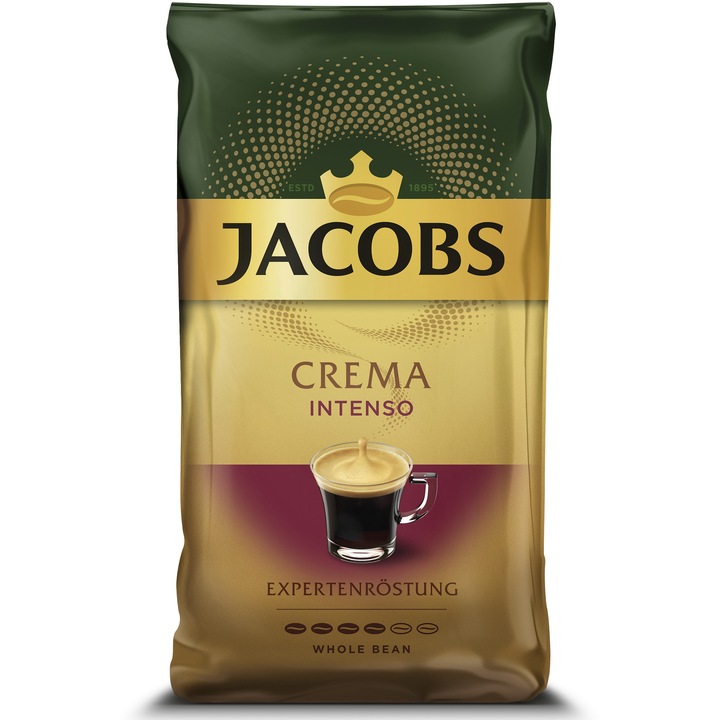 Cafea boabe Jacobs Expertenrostung Crema Intenso, 1 kg