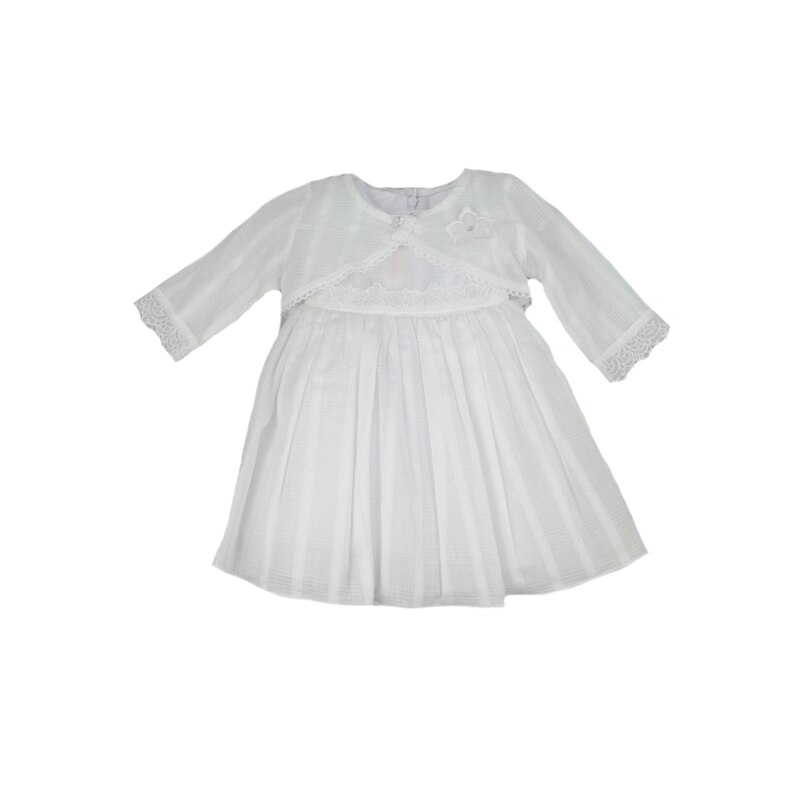Set 2 piese pentru fete Baby Colibra 92275A-62-1-3-luni, Alb