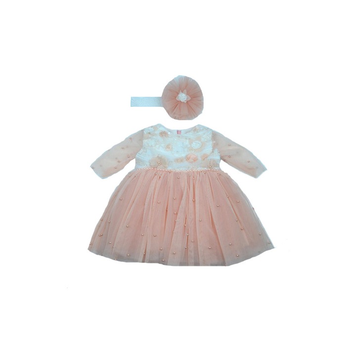 2 db-os szett lányoknak Colibri 1178-R-62-cm-1-3 hónapos, rózsaszín