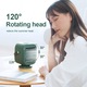 Ventilator Portabil, Pentru Birou cu acumulator de 2000 mAh, Functie de Umidificare, Racire si Rotire, cu USB si Led, 3 Trepte de Viteza, Verde