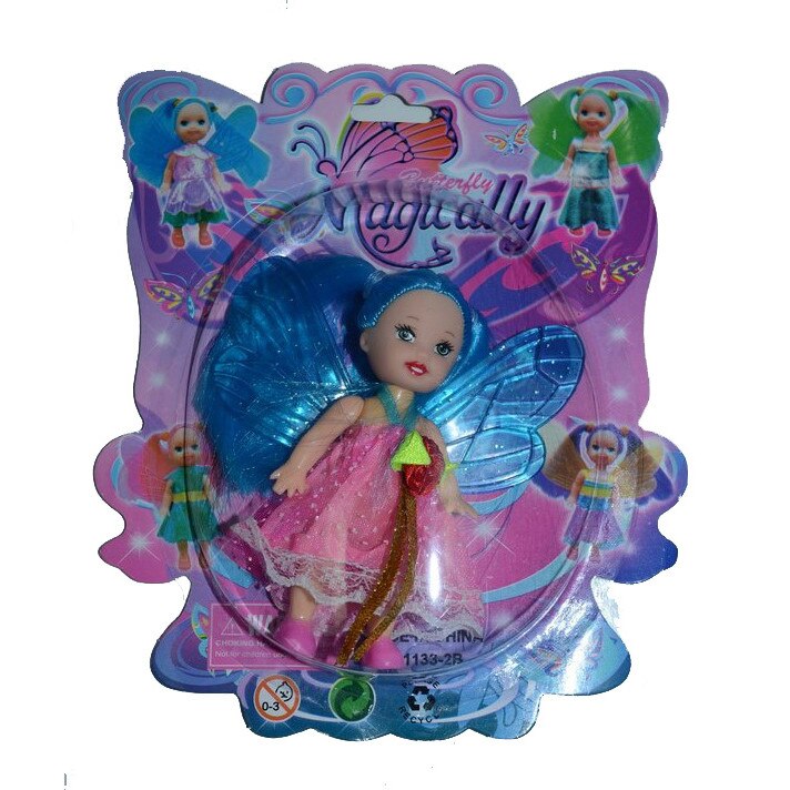 Jucarie papusa sirena-Midex 3038A-AL, Albastru