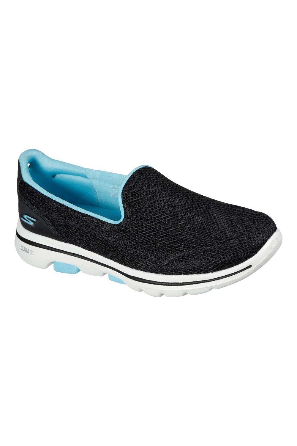Pantofi sport Slip On Go Walk 5 Fantasy, Negru