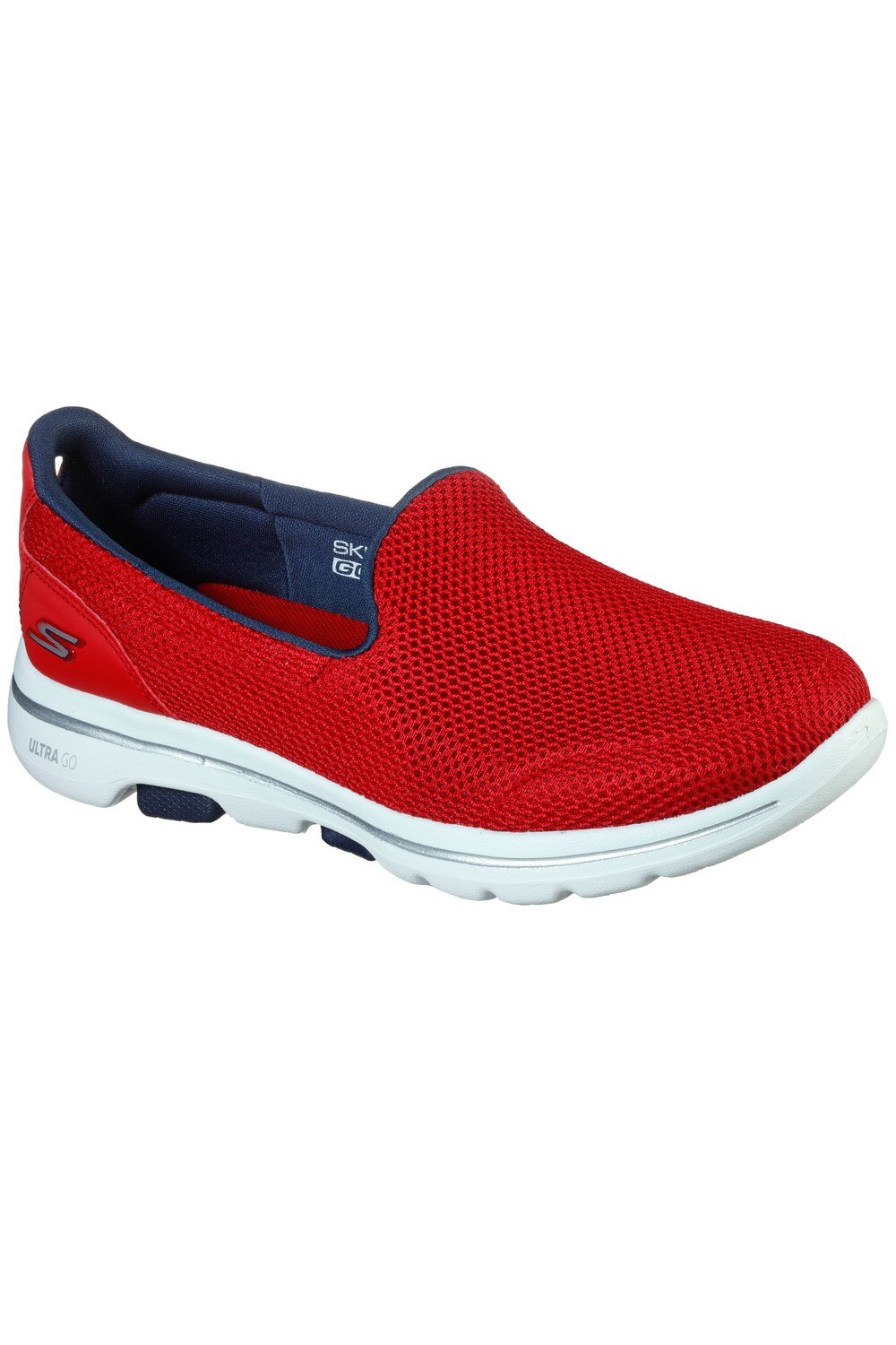 Pantofi sport Slip On Go Walk 5 Fantasy, Rosu