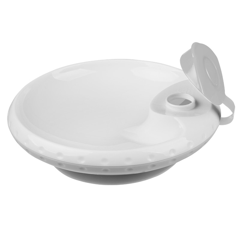 Bol termic pentru hrana 300 ml BabyOno 1070/03, Gri 6+ luni