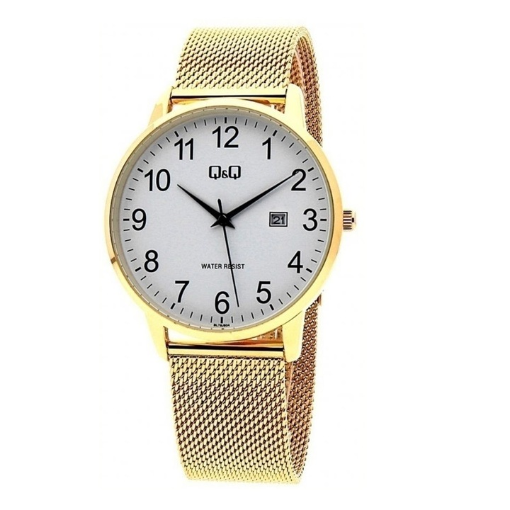 Ceas dama Q&Q, BL76J804Y Auriu