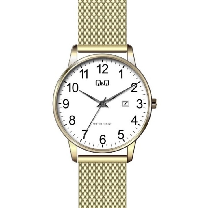 Ceas dama Q&Q, BL76J804Y Auriu