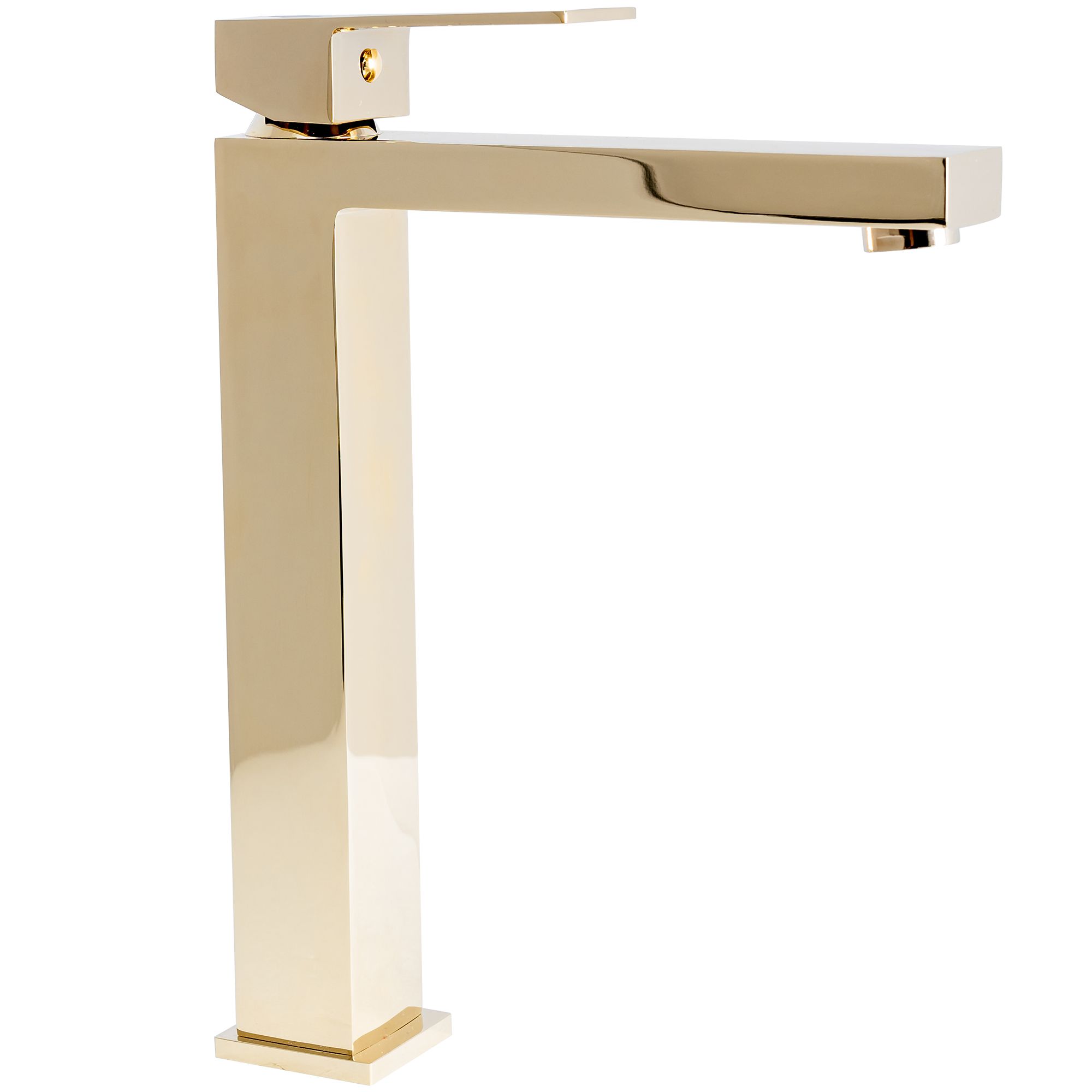 Baterie inalta pentru baie, Mbo-Fenix, 27.5cm, Alama, Finisaj Gold