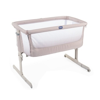 Patut atasabil Chicco Next 2 Me Air, Dark Beige (Bej), 0 luni+ Patut atasabil Chicco Next 2 Me Air, Dark Beige (Bej), 0 luni+