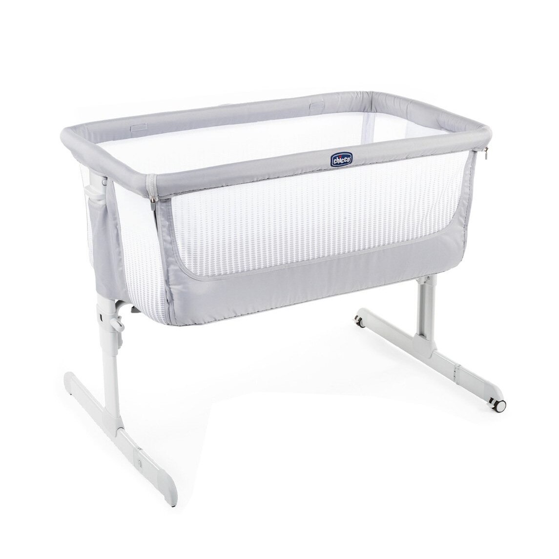 Patut atasabil Chicco Next 2 Me Air, Stone (Gri), 0 luni+