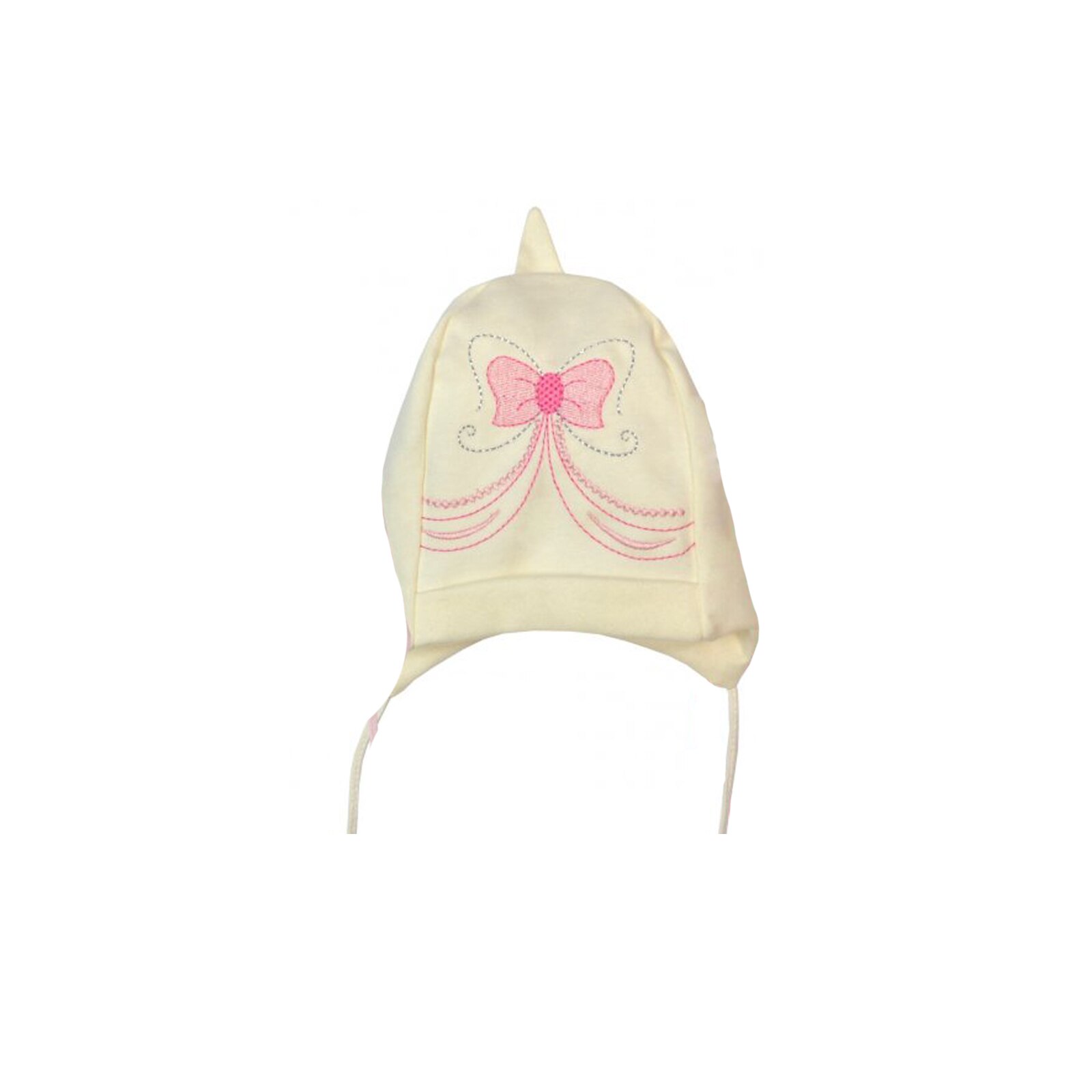 Caciula pentru fete Koala Kokardka 2417C, Crem 68 cm