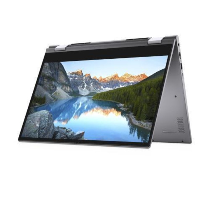 Лаптоп 2 in 1 Dell Inspiron 5406, Intel® Core™ i5-1115G4, 14, Full HD, Touch, RAM 4GB, 256GB SSD, Intel UHD Graphics, Windows 10 Home, Titan Grey
