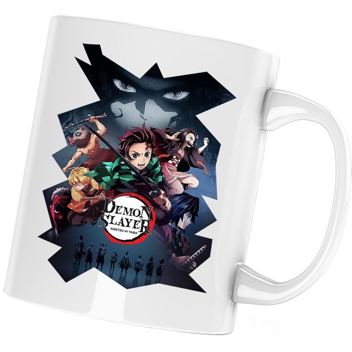 Cana Demon Slayer All Team Poster, alba, 330 ml