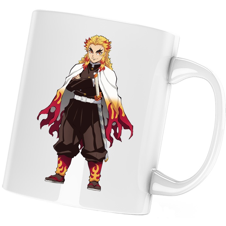 Cana Demon Slayer Kyojuro Samurai, бял, 330 мл