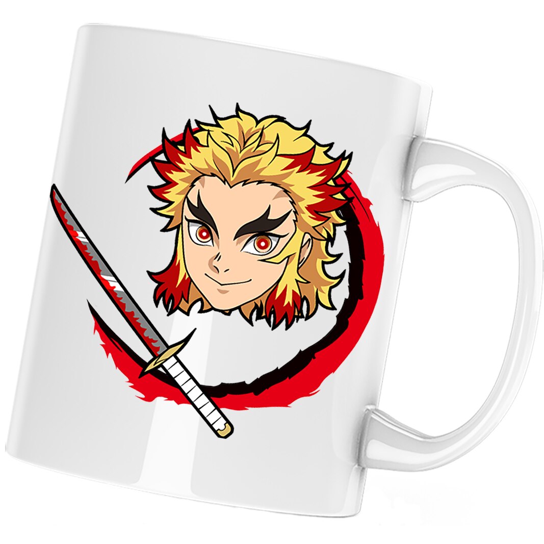 Cana Demon Slayer Kyojuro Rengoku Sabie Samurai, alba, 330 ml