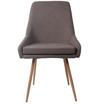 Scaun dining pentru bucatarie sau living, sezut, spatar si picioare din metal, tapitat complet, dimensiune 49x44x91 cm, QZY1718/MARO INCHIS Scaun dining pentru bucatarie sau living, sezut, spatar si picioare din metal, tapitat complet, dimensiune 49x44x91 cm, QZY1718/MARO INCHIS