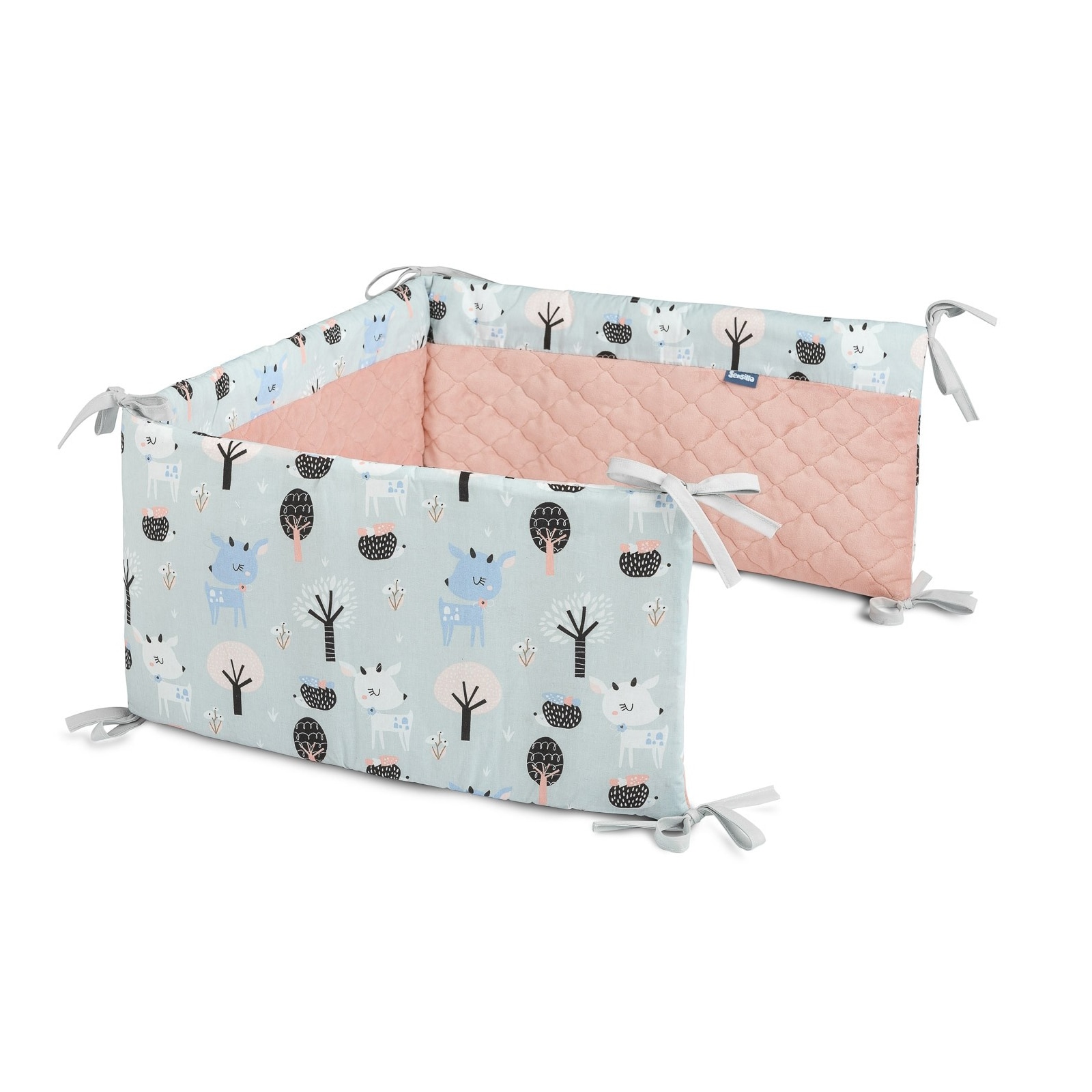 Protectie laterala pentru patut 180 x 30 cm Sensillo 3887765, Multicolor