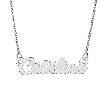 Colier Argint 925, Nume Catalina 43 cm Colier Argint 925, Nume Catalina 43 cm