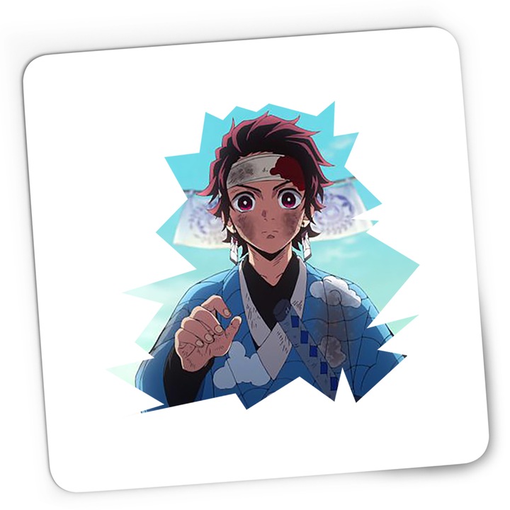 Подложка за мишка Gaming Demon Slayer Tanjiro Kamado Fantasy Manga, 21x19 cm