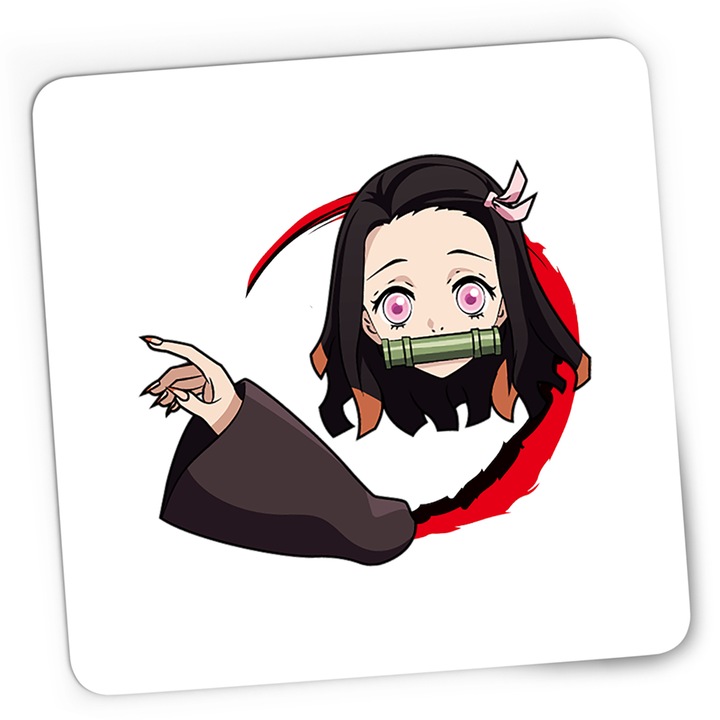 Подложка за мишка Gaming Demon Slayer Nezuko, Kamado Япония, Манга, 21x19 cм