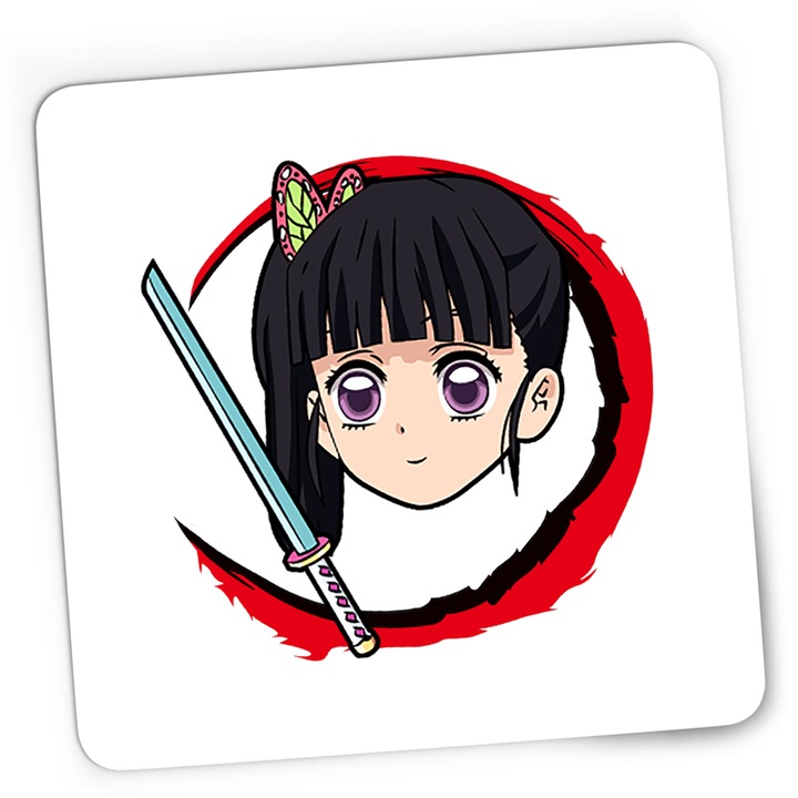 Подложка за мишка Gaming Demon Slayer Kanao Tsuyuri Sabie Katana, 21x19 cm
