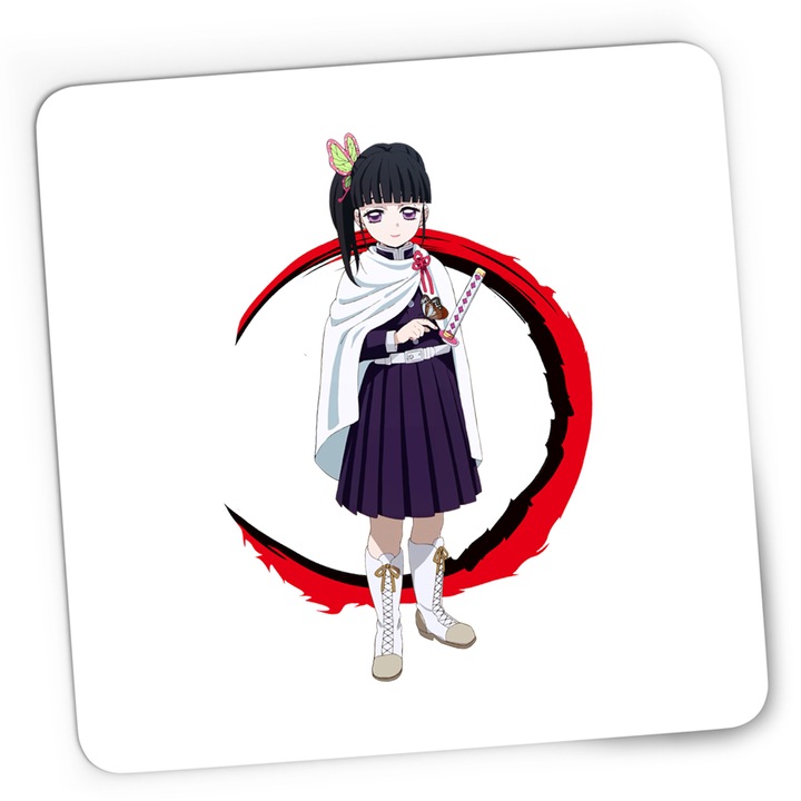 Подложка за мишка Gaming Demon Slayer Kanao Tsuyuri Dark Manga, 21x19 см