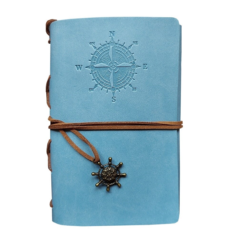 Agenda vintage albastra Maurice 10x14cm, Nedatata, Jurnal retro