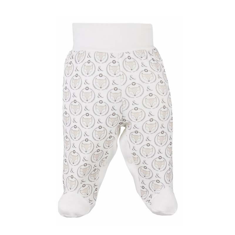 Pantaloni cu botosei pentru bebelusi Koala Lisek 3875-C, Crem 68 cm