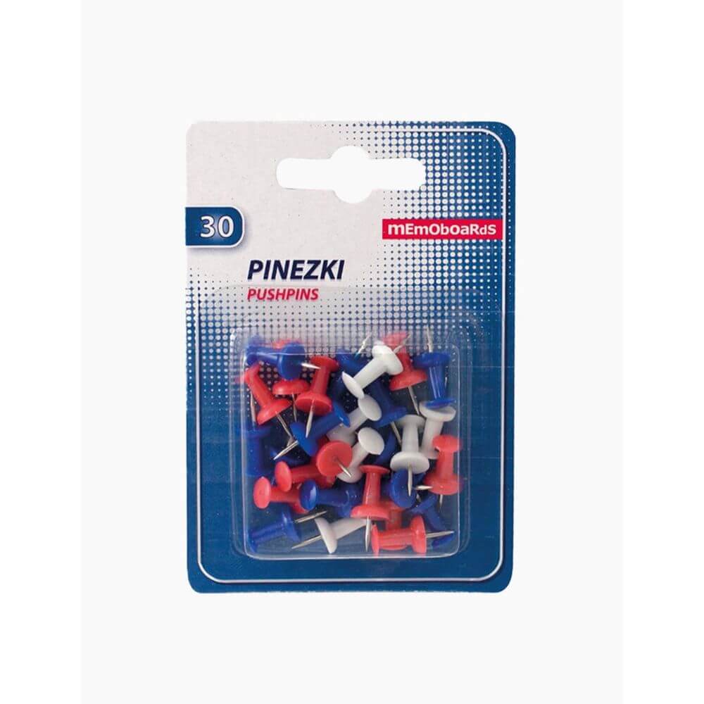 Set 30 Pioneze Panou Pluta Memoboards, Colorate