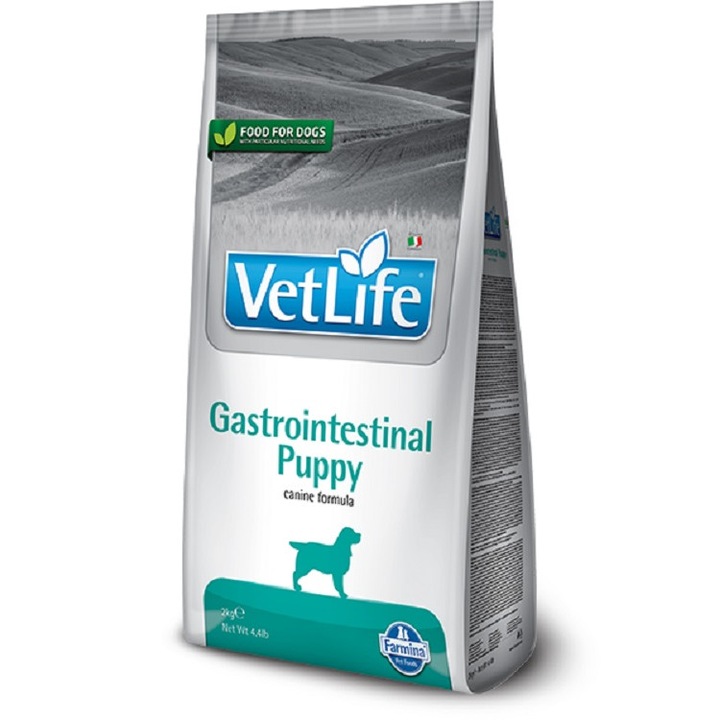 Hrana dietetica pentru caini, Vet Life Gastro Intestinal Puppy, 2 kg