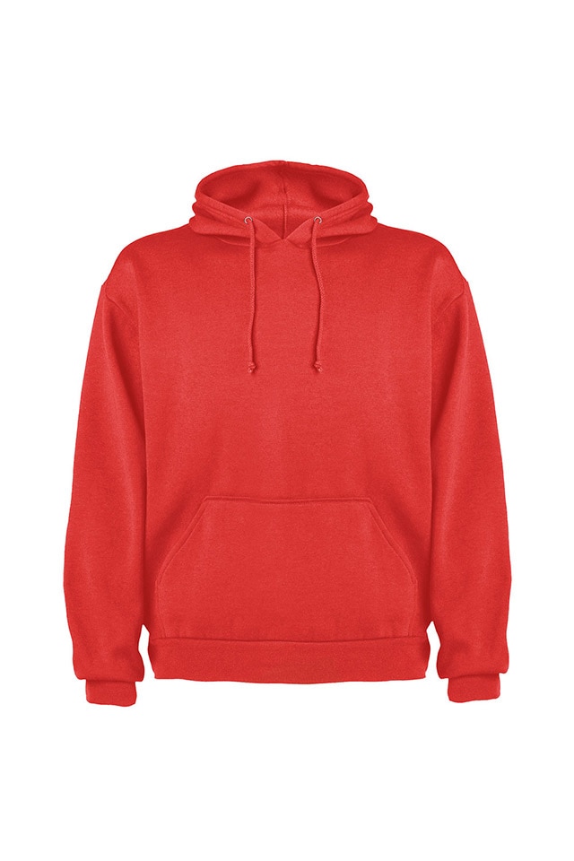 Hanorac uni simplu, bumbac, Roly, model El Chapo, Rosu