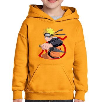 Hanorac copii Naruto Boruto Shippuden Kung Fu Anime Manga, Portocaliu Hanorac copii Naruto Boruto Shippuden Kung Fu Anime Manga, Portocaliu