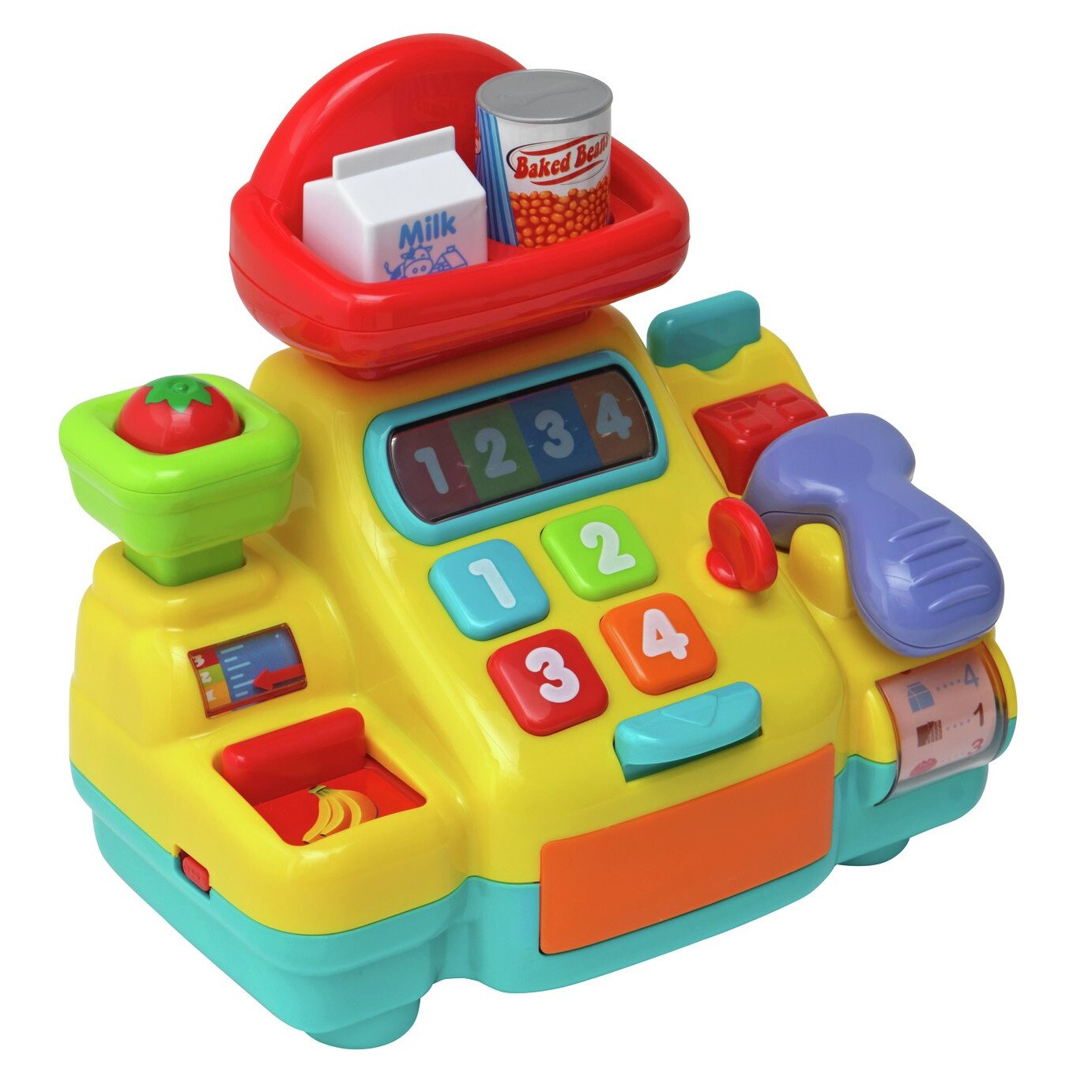 Casa de marcat cu lumini si sunete, diferite accesorii, Toi Toys