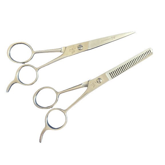 Set 2 foarfece tuns si filat,profesionale,AG, usoare din otel inoxidabil,6,5